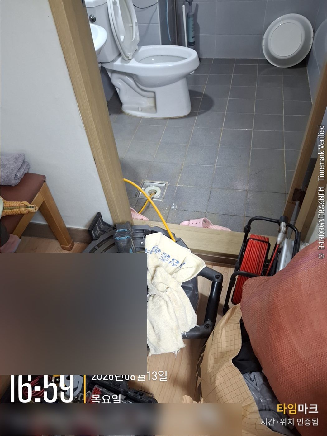 뚫뚫배관 실제 작업 — 배수 흐름 점검